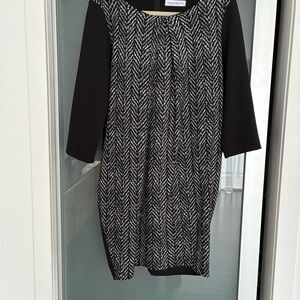 Gray & Black Knee high Dress Rinascimento Italy XL